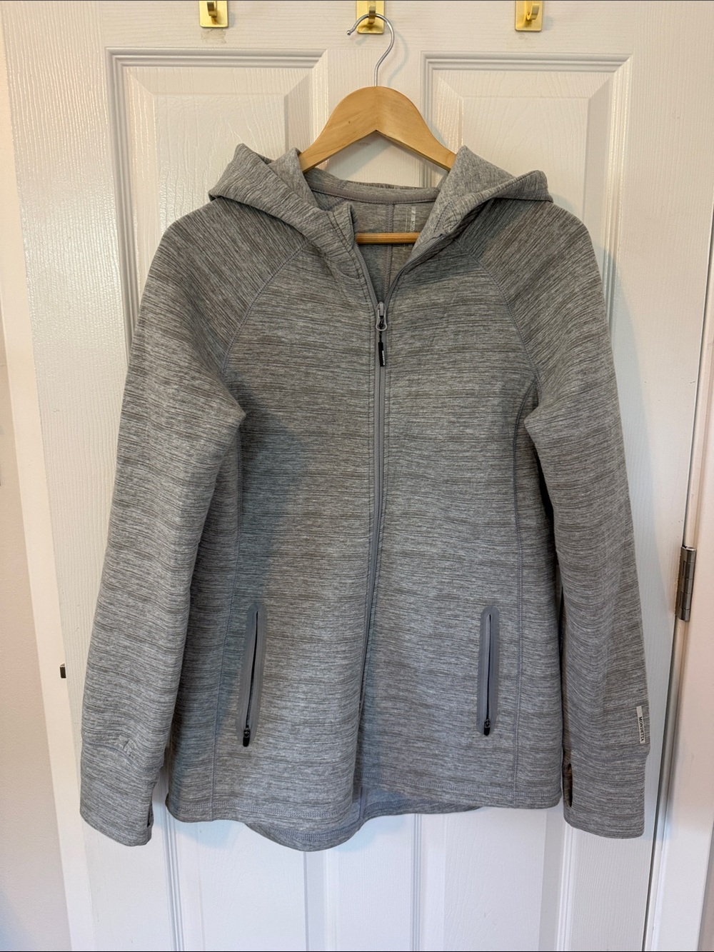Mondetta Gray Hooded Zip Jacket for Kids